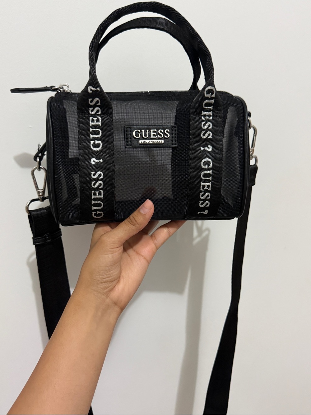 GUESS Mini Tote Crossbody Bag